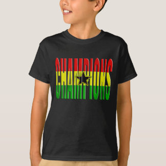 T-shirt Drapeau du Ghana Afrique 2010 chemises de