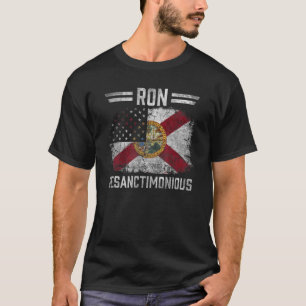 T-shirt Drapeau du gouverneur de Floride Ron DeSanctimonio