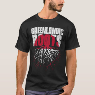 T-shirt Drapeau du Groenland Roots