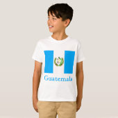 T-shirt Drapeau du Guatemala (Devant entier)