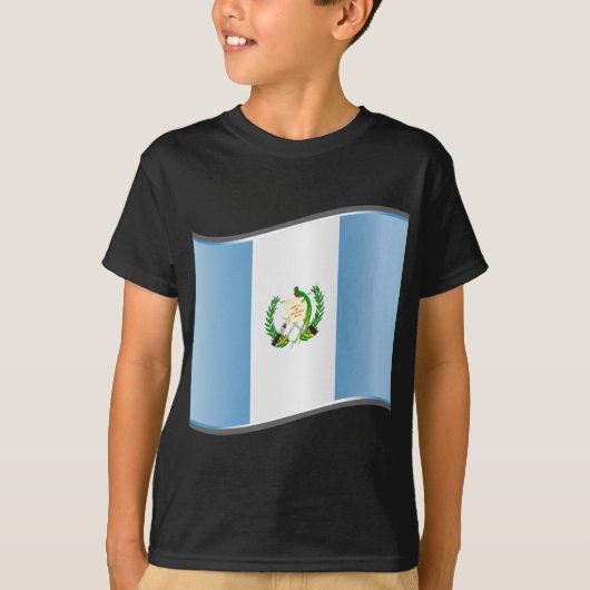 T-shirt Drapeau du Guatemala (Devant)