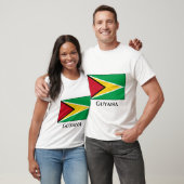 T-shirt Drapeau du Guyana (Guyana) (Unisexe)