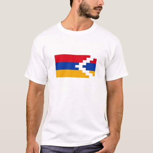 T-shirt Drapeau du Haut-Karabakh (Devant)
