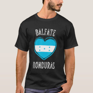 T-shirt Drapeau du Honduras Cœur Ville de Balfate