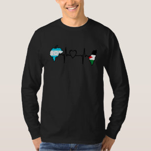 T-shirt Drapeau du Honduras palestinien Palestine Honduras