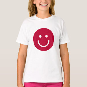 T-shirt Drapeau du Japon avec visage souriant