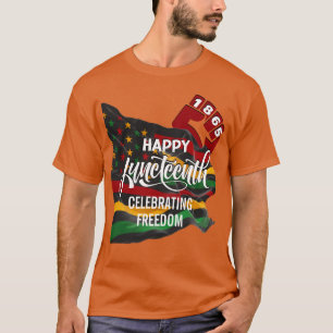 T-shirt Drapeau du JUNETEENTH 1865