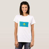 T-shirt Drapeau du Kazakhstan (Devant entier)