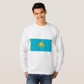 T-shirt Drapeau du Kazakhstan (Devant entier)