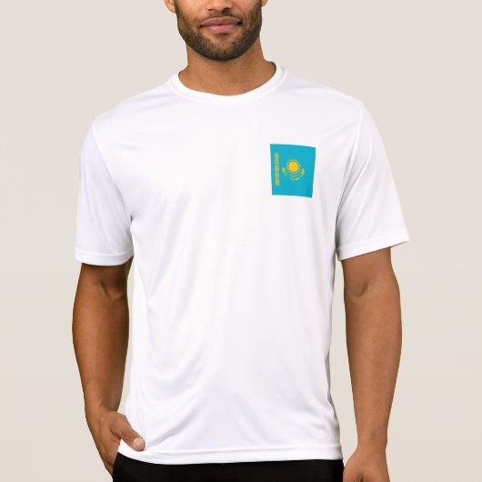 T-shirt Drapeau du Kazakhstan (Devant)