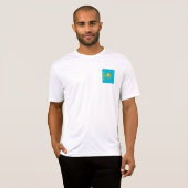 T-shirt Drapeau du Kazakhstan (Devant entier)