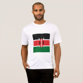 T-shirt Drapeau du Kenya (Devant entier)