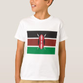 T-shirt Drapeau du Kenya (Devant)