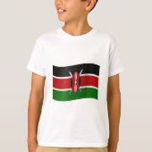 T-shirt Drapeau du Kenya (Devant)