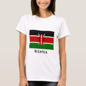 T-shirt Drapeau du Kenya (Devant)