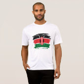 T-shirt Drapeau du Kenya (Devant entier)