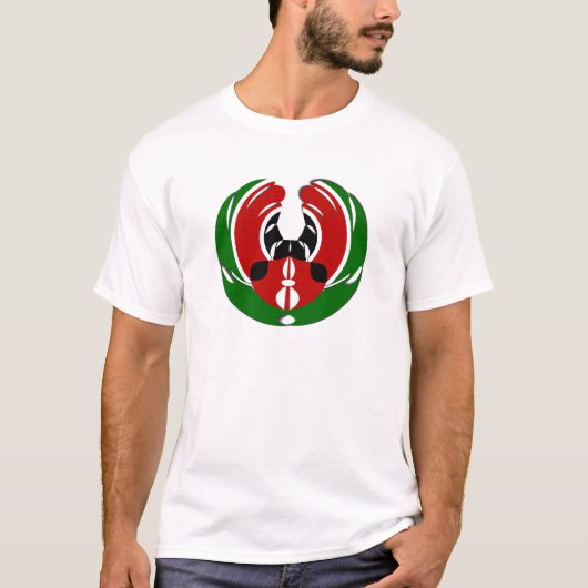 T-shirt Drapeau du Kenya (Devant)