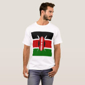 T-shirt Drapeau du Kenya Massaï Bendera ya Kenya (Devant entier)