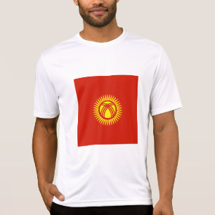 T-shirt Drapeau du Kirghizistan