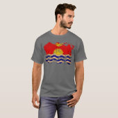 T-shirt Drapeau du Kiribati (Devant entier)