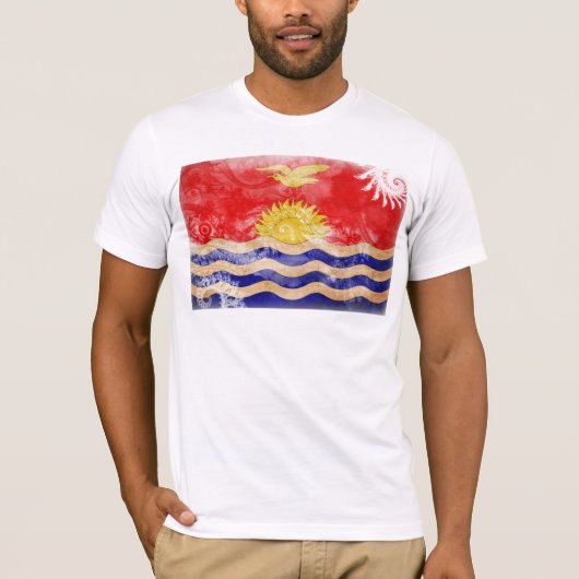 T-shirt Drapeau du Kiribati (Devant)