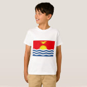 T-shirt Drapeau du Kiribati (Devant entier)