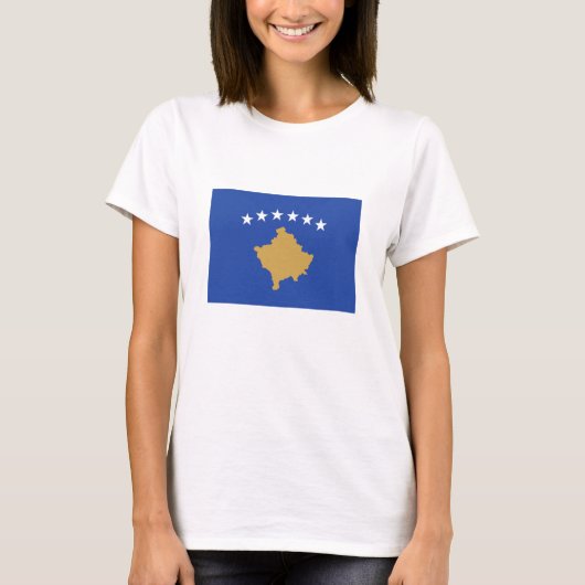 T-shirt Drapeau du Kosovo (Devant)