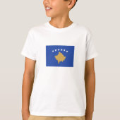 T-shirt Drapeau du Kosovo (Devant)