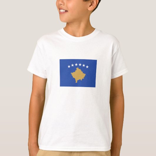 T-shirt Drapeau du Kosovo (Devant)