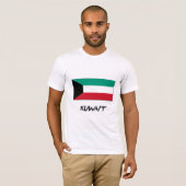 T-shirt Drapeau du Kowéit (Devant entier)