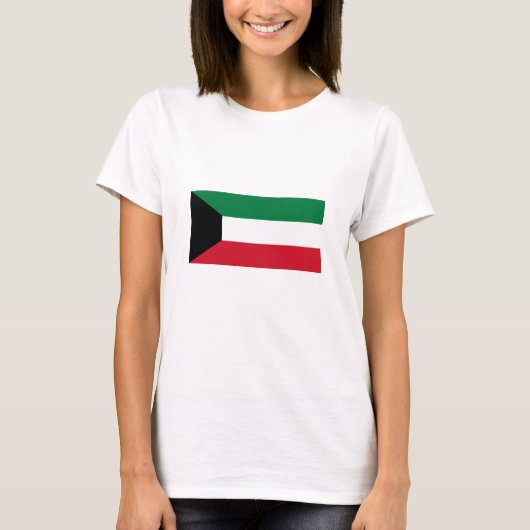 T-shirt Drapeau du Koweït (Devant)
