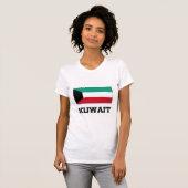 T-shirt Drapeau du Koweït (Devant entier)