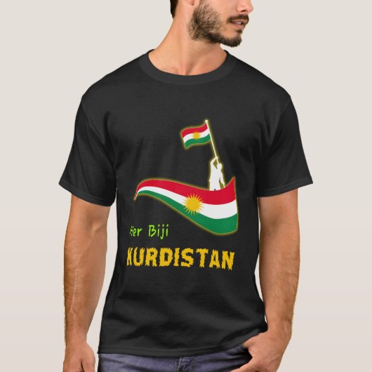 T-shirt Drapeau du Kurdishkurde (Devant)