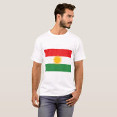 T-shirt Drapeau du Kurdistan (Devant entier)