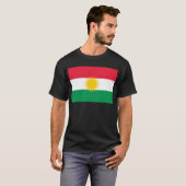 T-shirt Drapeau du Kurdistan (Devant entier)