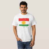 T-shirt Drapeau du Kurdistan (Devant entier)
