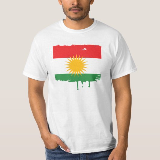 T-shirt Drapeau du Kurdistan (Devant)