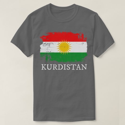 T-shirt Drapeau du Kurdistan (Design devant)