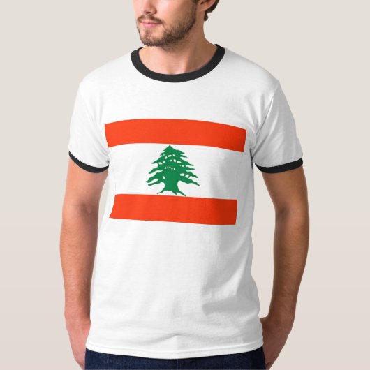 T-shirt Drapeau du Liban (Devant)