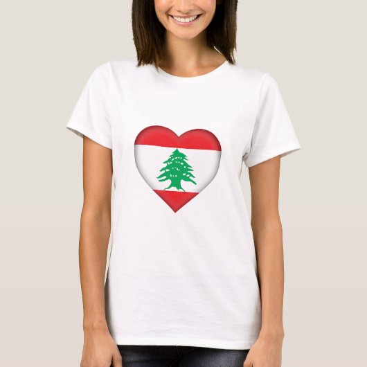 T-shirt Drapeau du Liban (Devant)