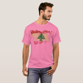 T-shirt Drapeau du Liban (Devant entier)