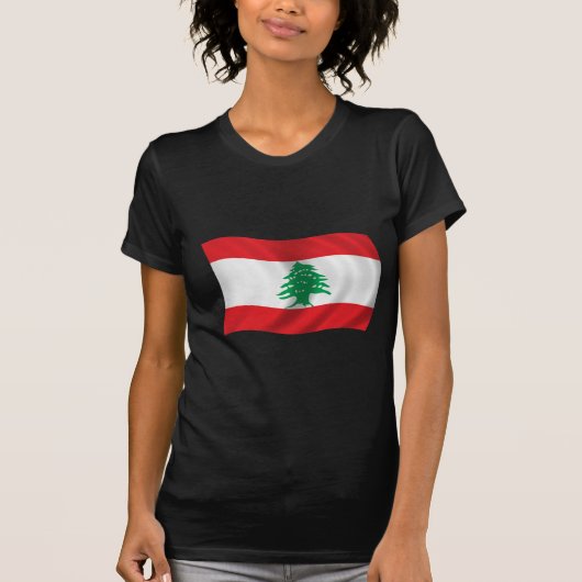 T-shirt Drapeau du Liban (Devant)