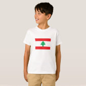 T-shirt Drapeau du Liban (Devant entier)