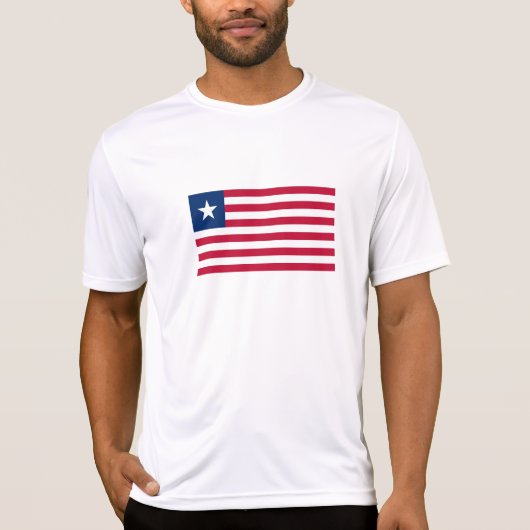 T-shirt Drapeau du Liberia (Devant)
