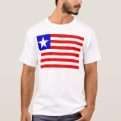 T-shirt Drapeau du Libéria (Devant)