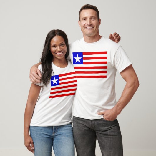 T-shirt Drapeau du Libéria (Unisexe)