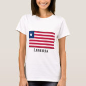 T-shirt Drapeau du Libéria (Devant)