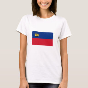 T-shirt Drapeau du Liechtenstein
