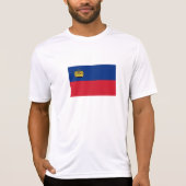 T-shirt Drapeau du Liechtenstein (Devant)