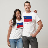 T-shirt Drapeau du Liechtenstein (Unisexe)